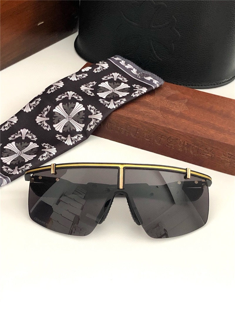 Chrome Hearts CLITANIC Unisex titanium mask frame Sunglasses⚜️