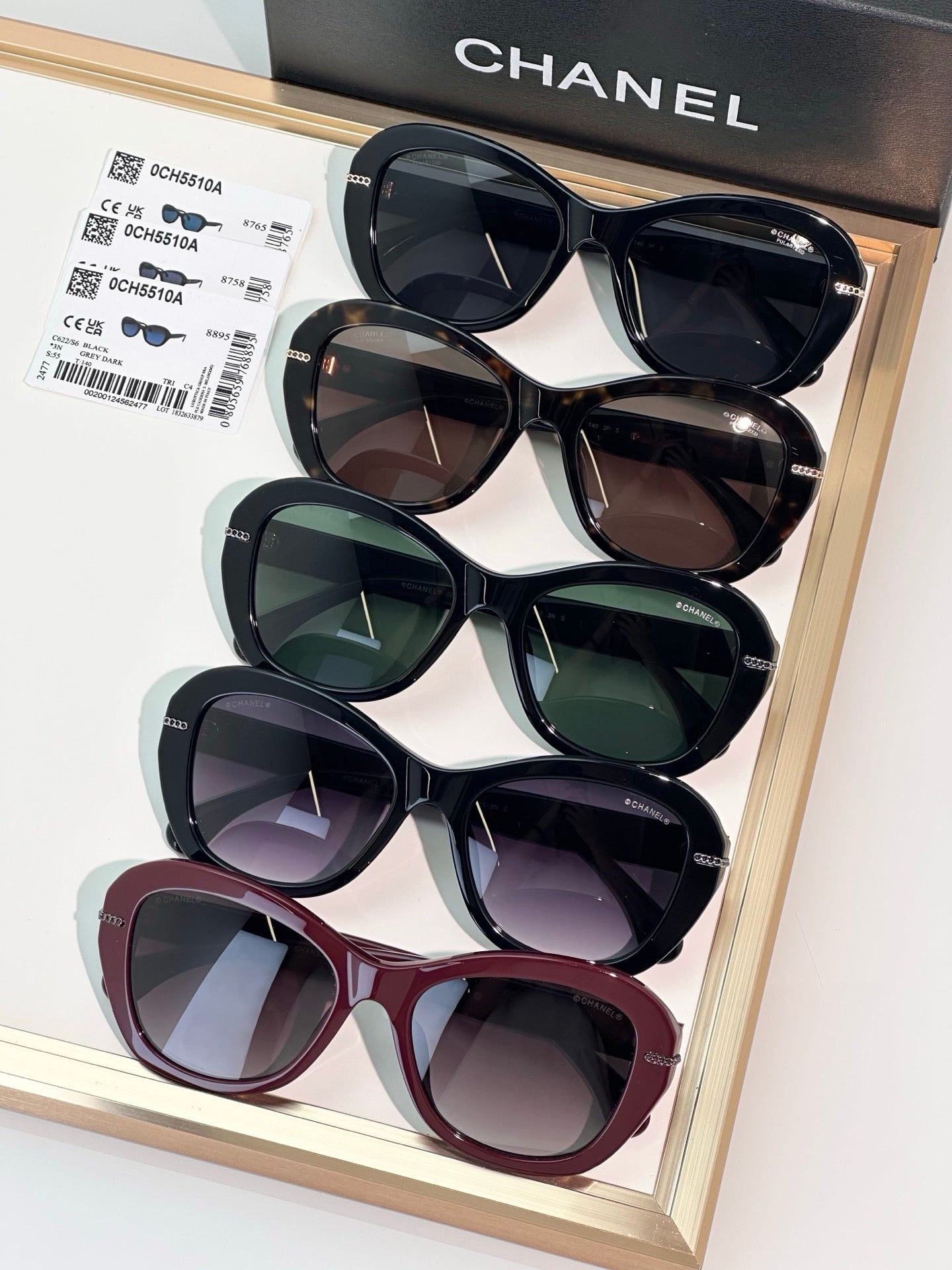 CHANEL 5510 Butterfly Polarises SUNGLASSES🖤