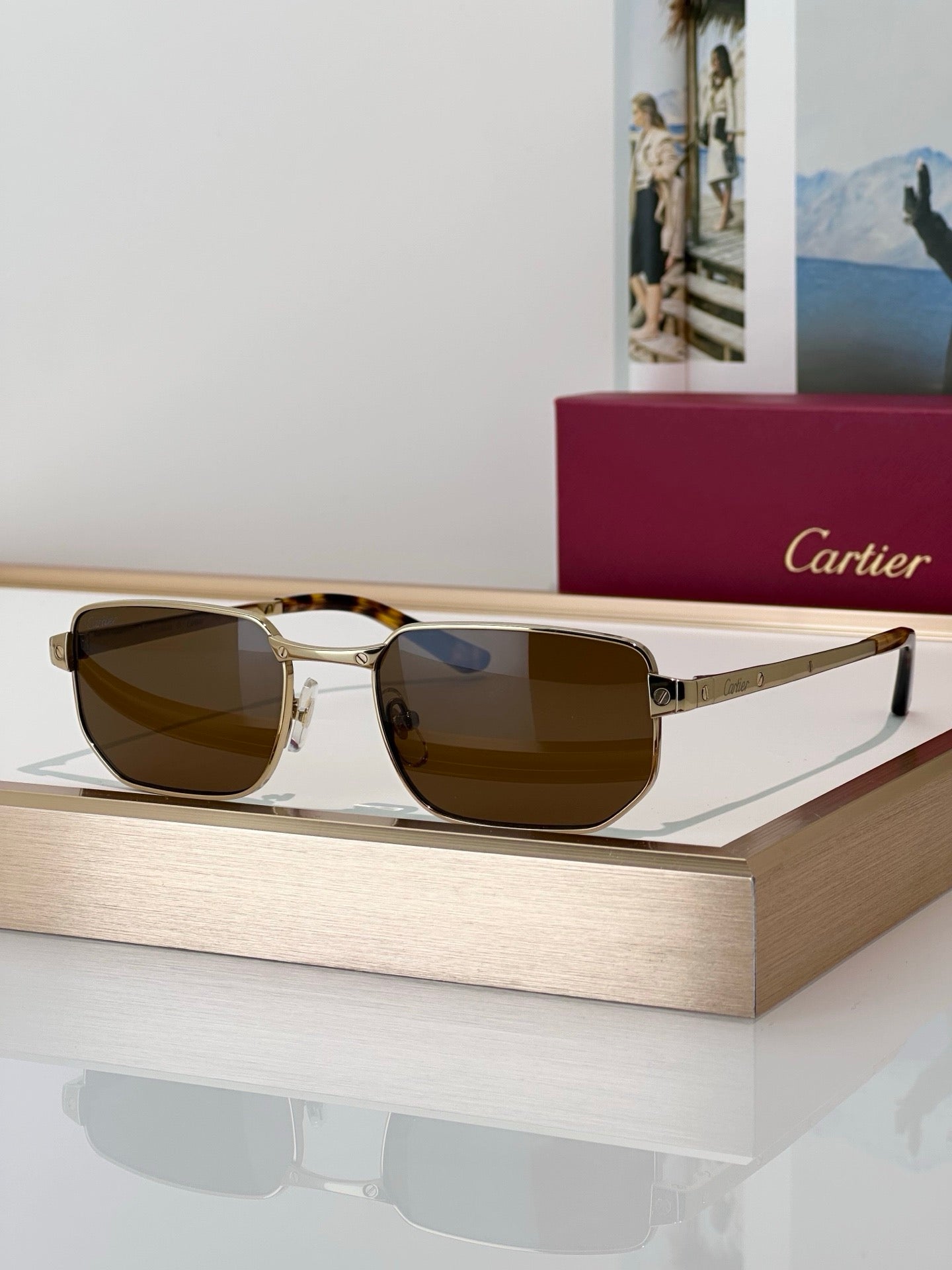 Cartier PREMIÈRE DE CARTIER CT0481O 001  Sunglasses 🐆