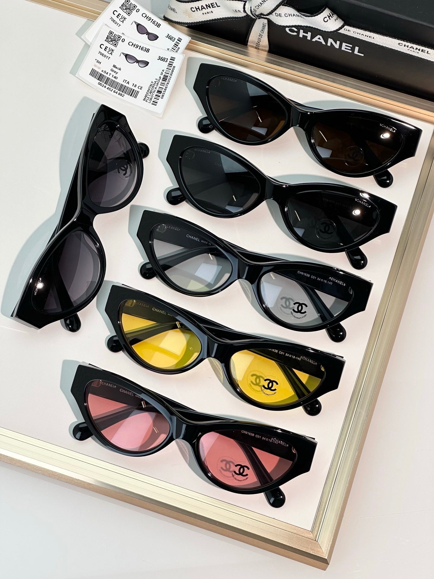 '-   CHANEL 9163 Cat Eye Sunglasses New Collection  ✨ $1100