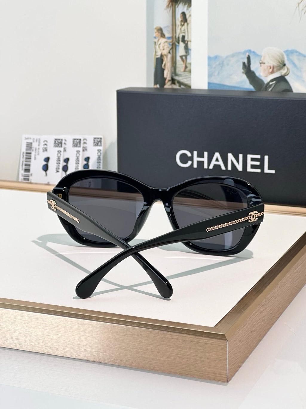 CHANEL 5510 Butterfly Polarises SUNGLASSES🖤