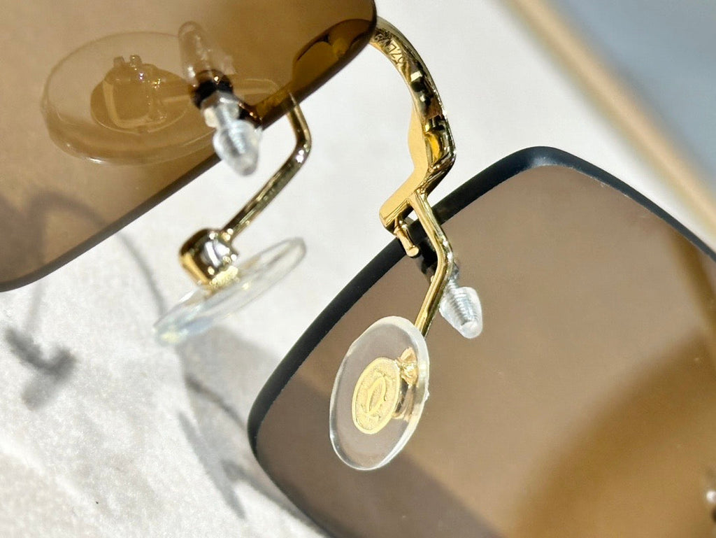 Cartier CT0367S 002 54 - Gold-Silver Unisex Sunglasses Precious 🐆 $11.000