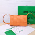Bottega Veneta Small Cassette Small Intreccio leather bag 💚