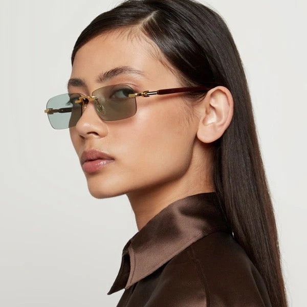 Gucci GG1221S Rimless  Unisex Sunglasses ✨