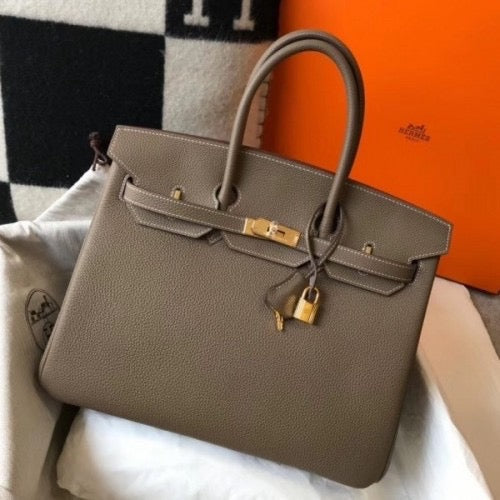 HERMES Birkin 30cm Bag Clemence Leather ✨