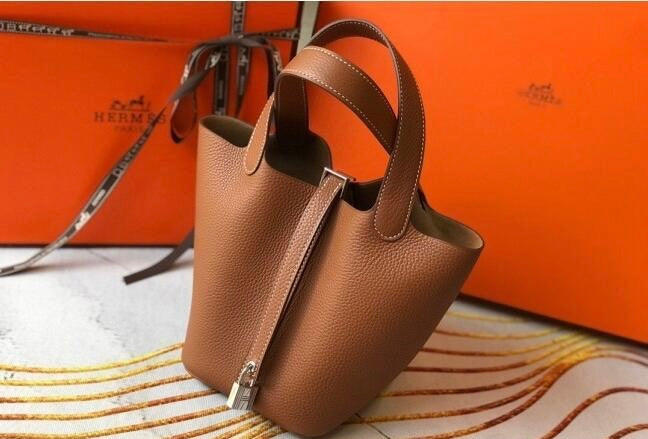 HERMES Hermes Picotin Lock Bag 18cm/22cm Taurillon Clemence Leather  ✨