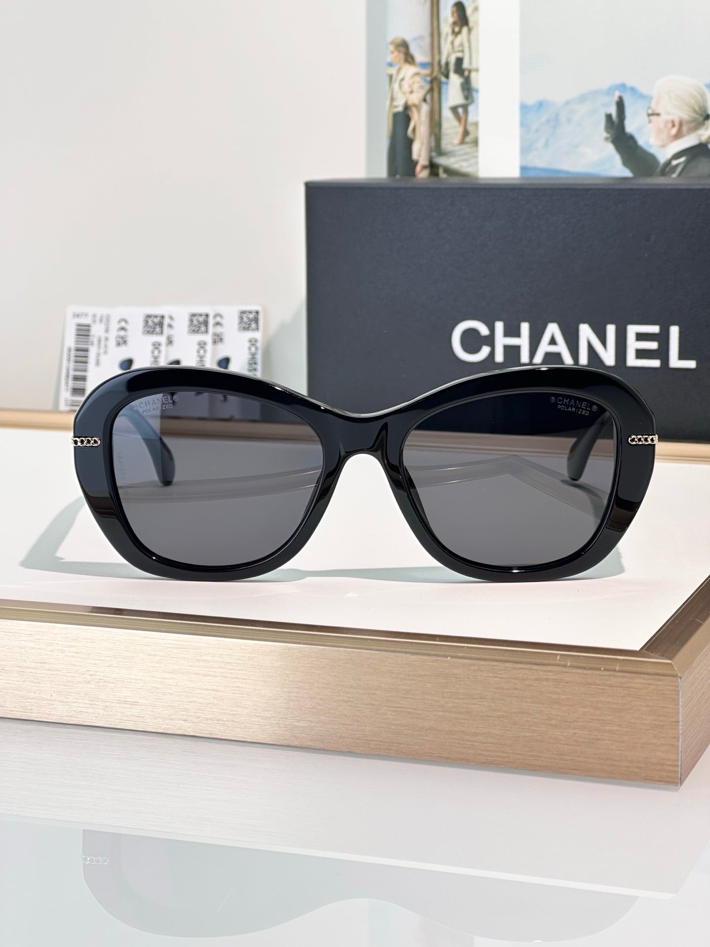 CHANEL 5510 Butterfly Polarises SUNGLASSES🖤
