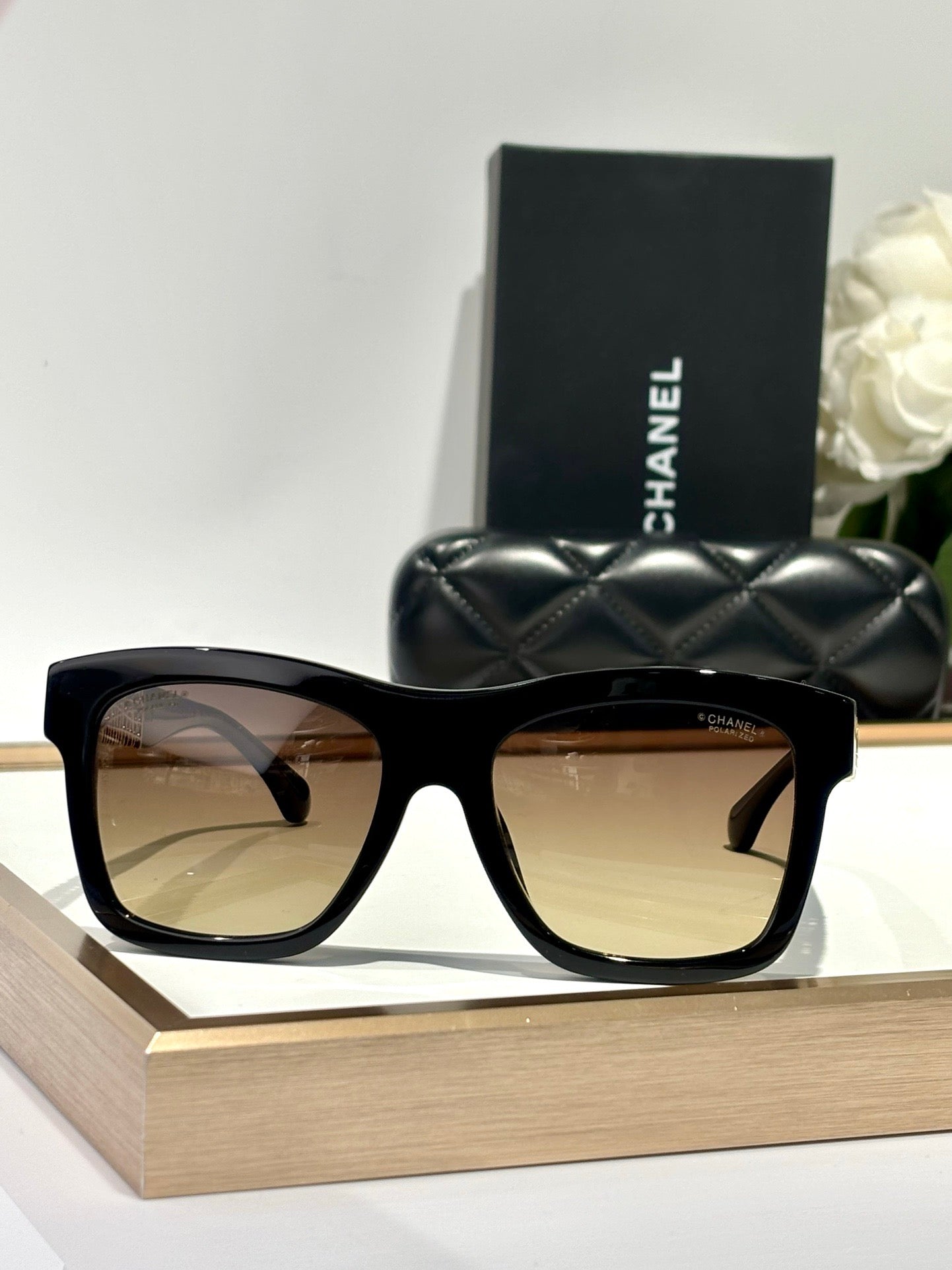 CHANEL 5533  Polarised SQUARE Sunglass🖤