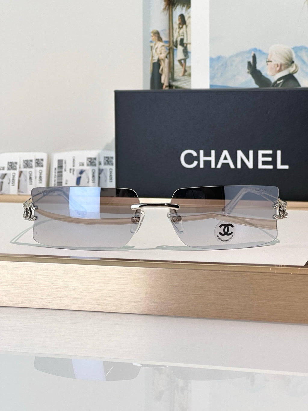 CHANEL4051 Vintage SOLD OUT  RECTANGLE sunglasses  🖤