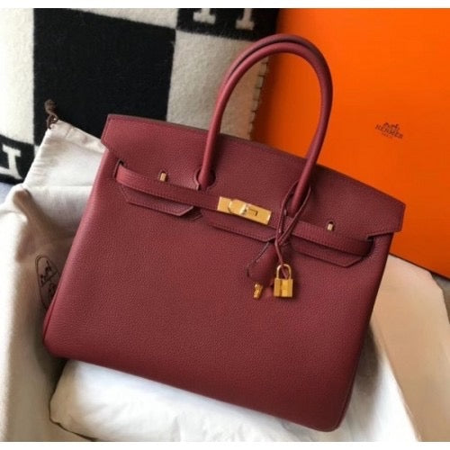 HERMES Birkin 30cm Bag Clemence Leather ✨