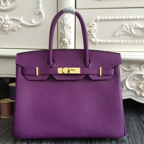 HERMES Birkin 30cm Bag Clemence Leather ✨