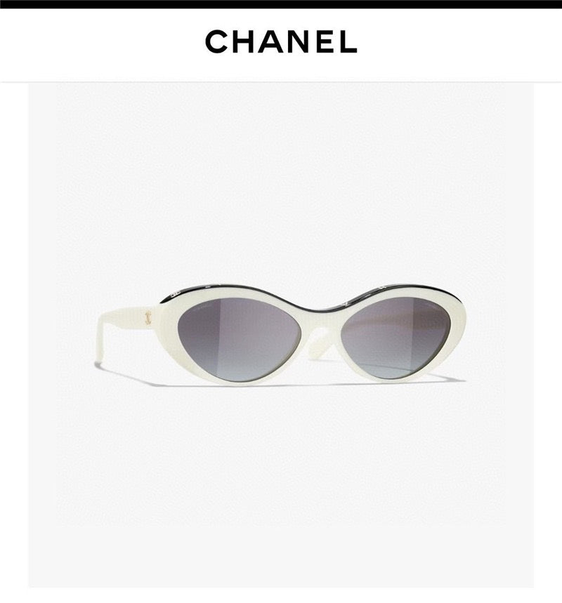 CHANEL 5416 1711/S4 Oval Sunglasses  ✨