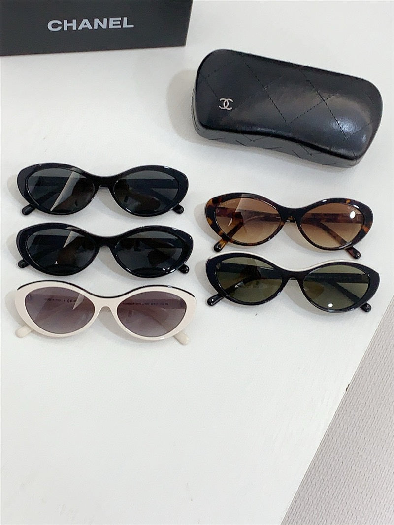 CHANEL 5416 1711/S4 Oval Sunglasses  ✨