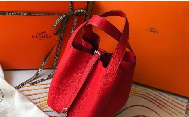 HERMES Hermes Picotin Lock Bag 18cm/22cm Taurillon Clemence Leather  ✨