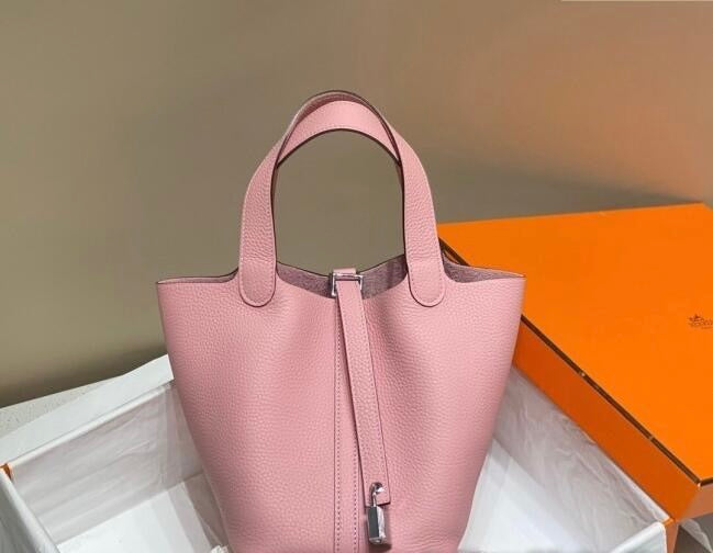 HERMES Hermes Picotin Lock Bag 18cm/22cm Taurillon Clemence Leather  ✨