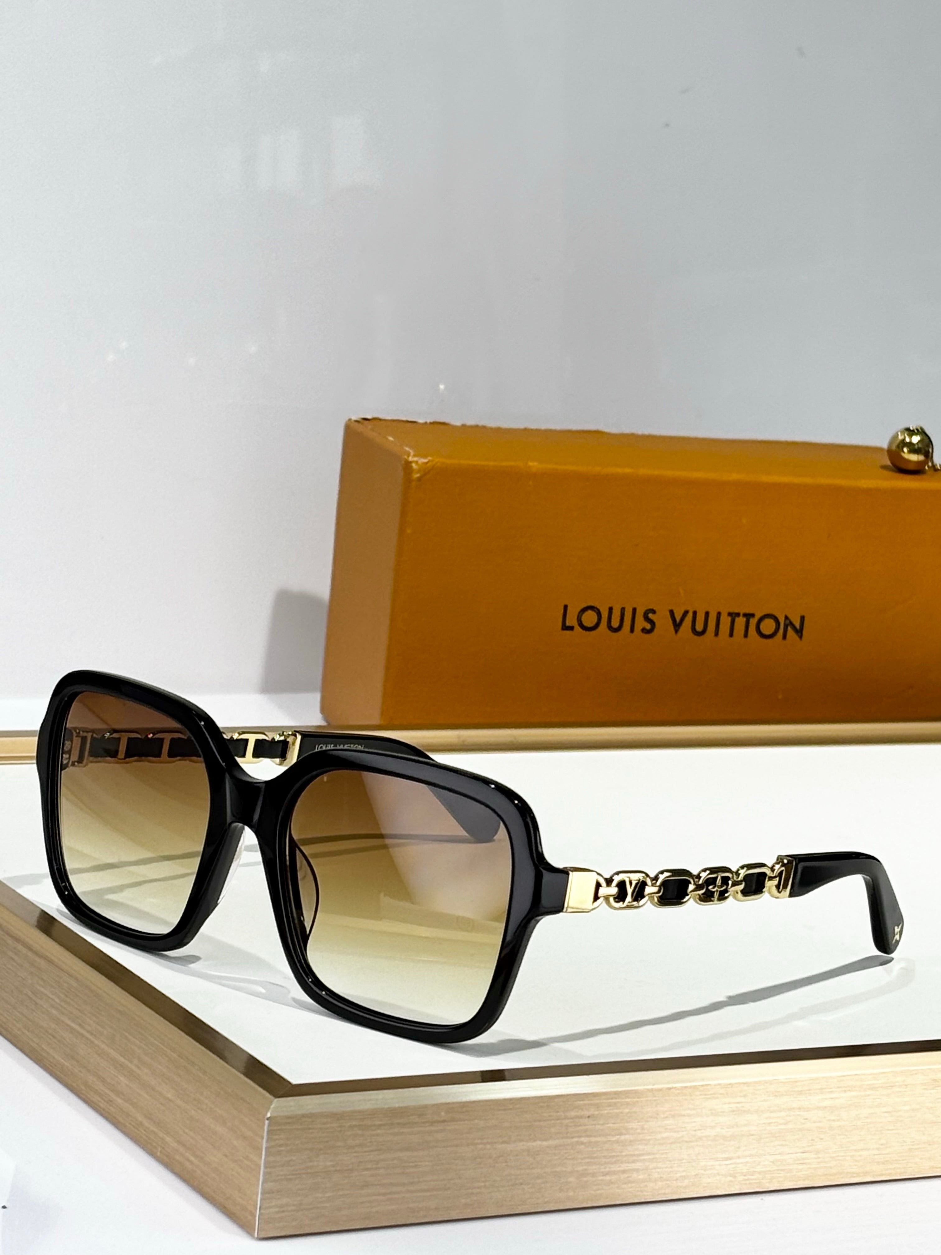 Louis Vuitton MZ2648W My LV Chain Braided Maxi Square Sunglasses✨