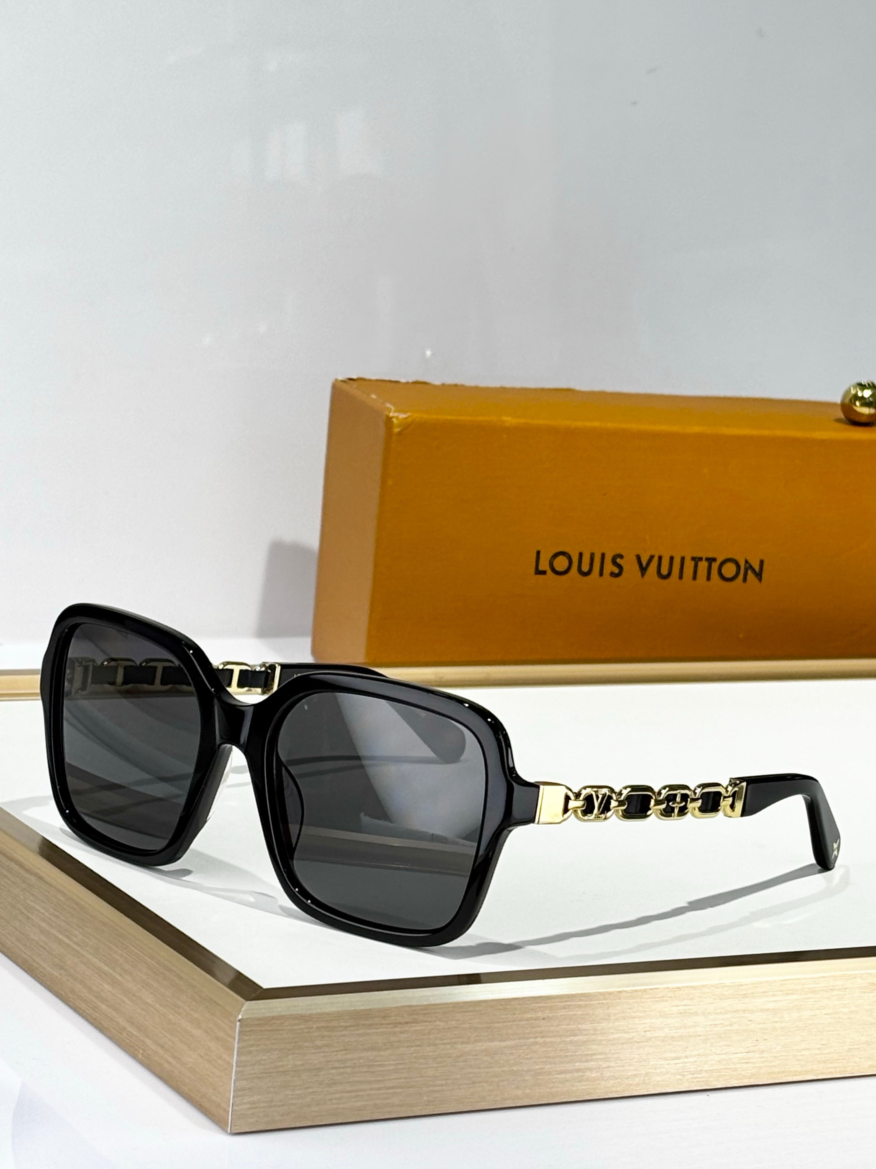 Louis Vuitton MZ2648W My LV Chain Braided Maxi Square Sunglasses✨