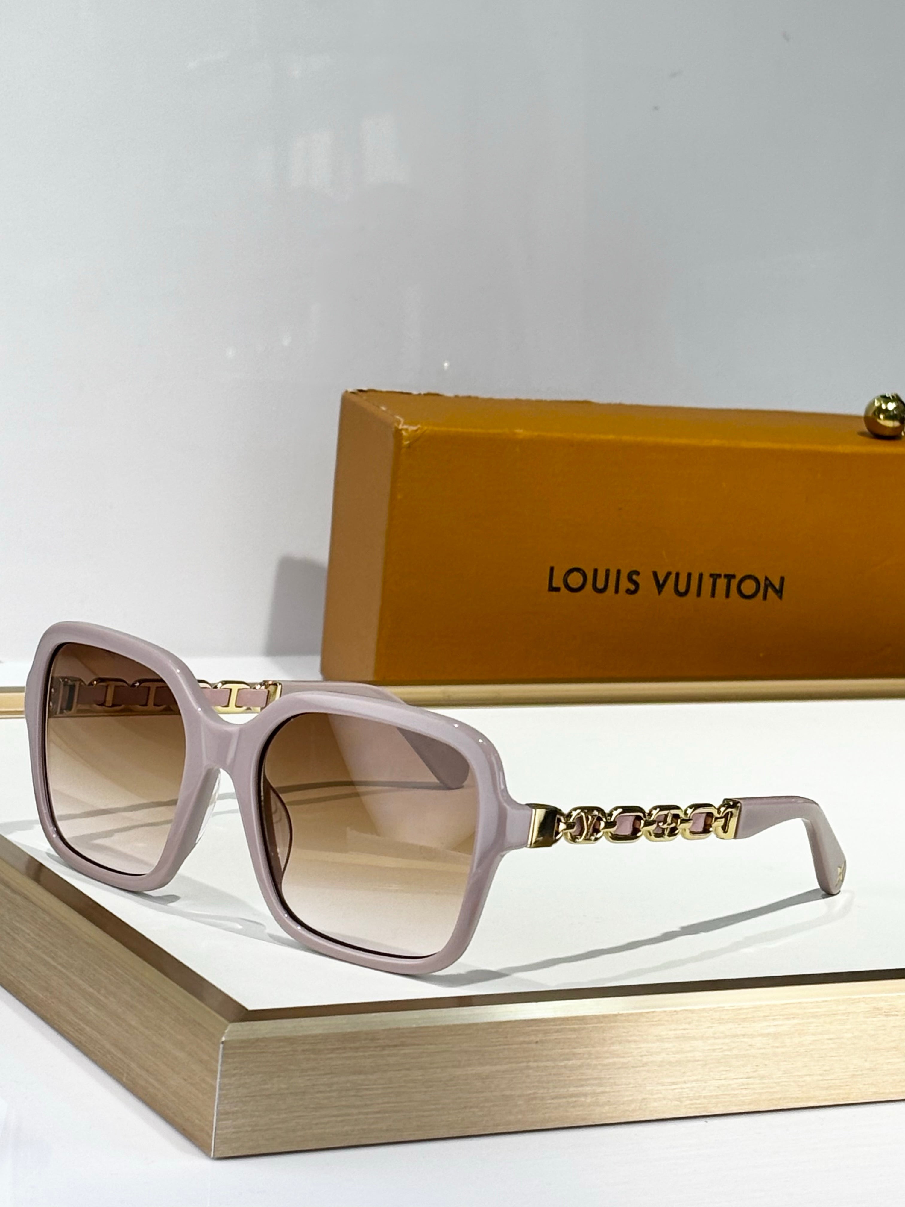 Louis Vuitton MZ2648W My LV Chain Braided Maxi Square Sunglasses✨