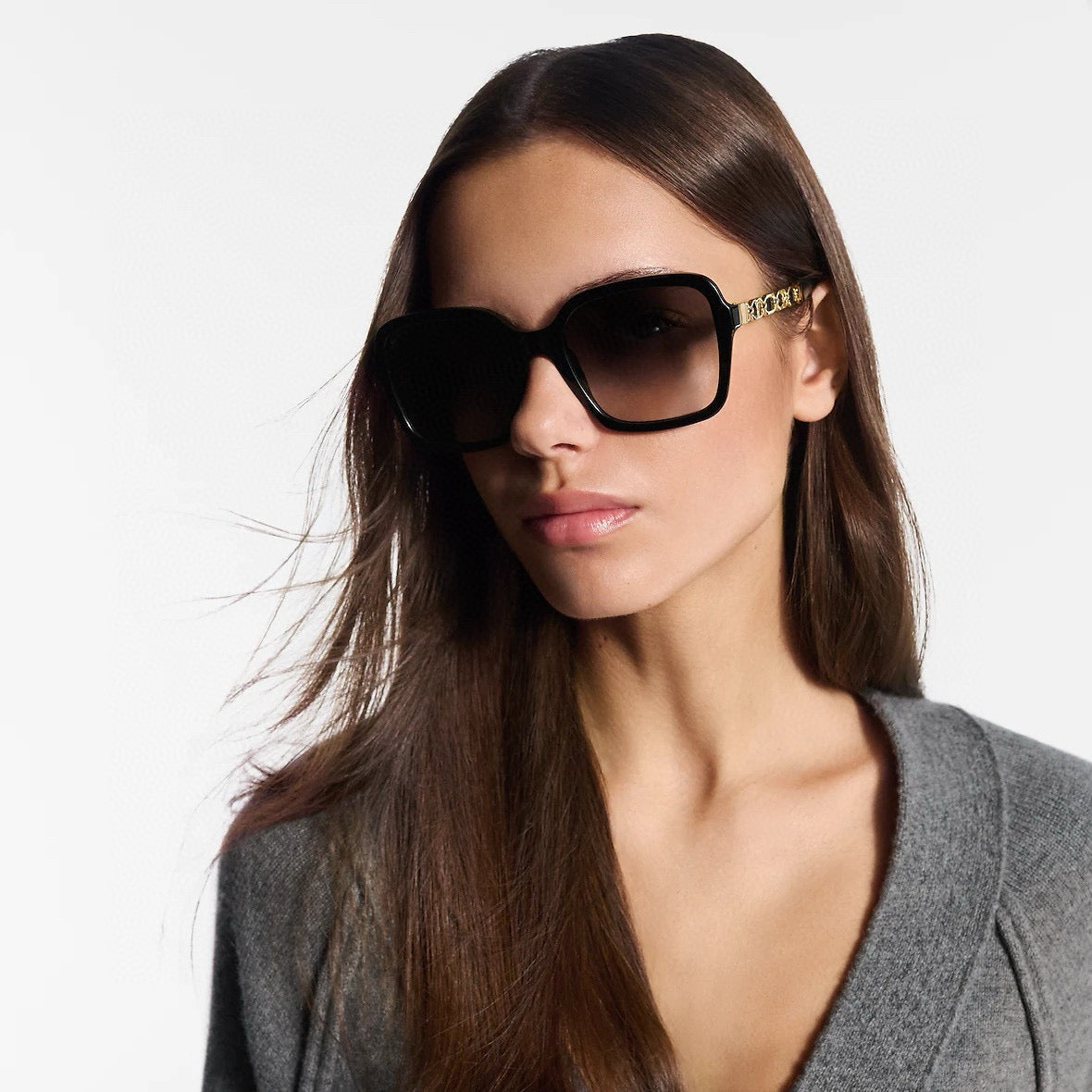 Louis Vuitton MZ2648W My LV Chain Braided Maxi Square Sunglasses✨