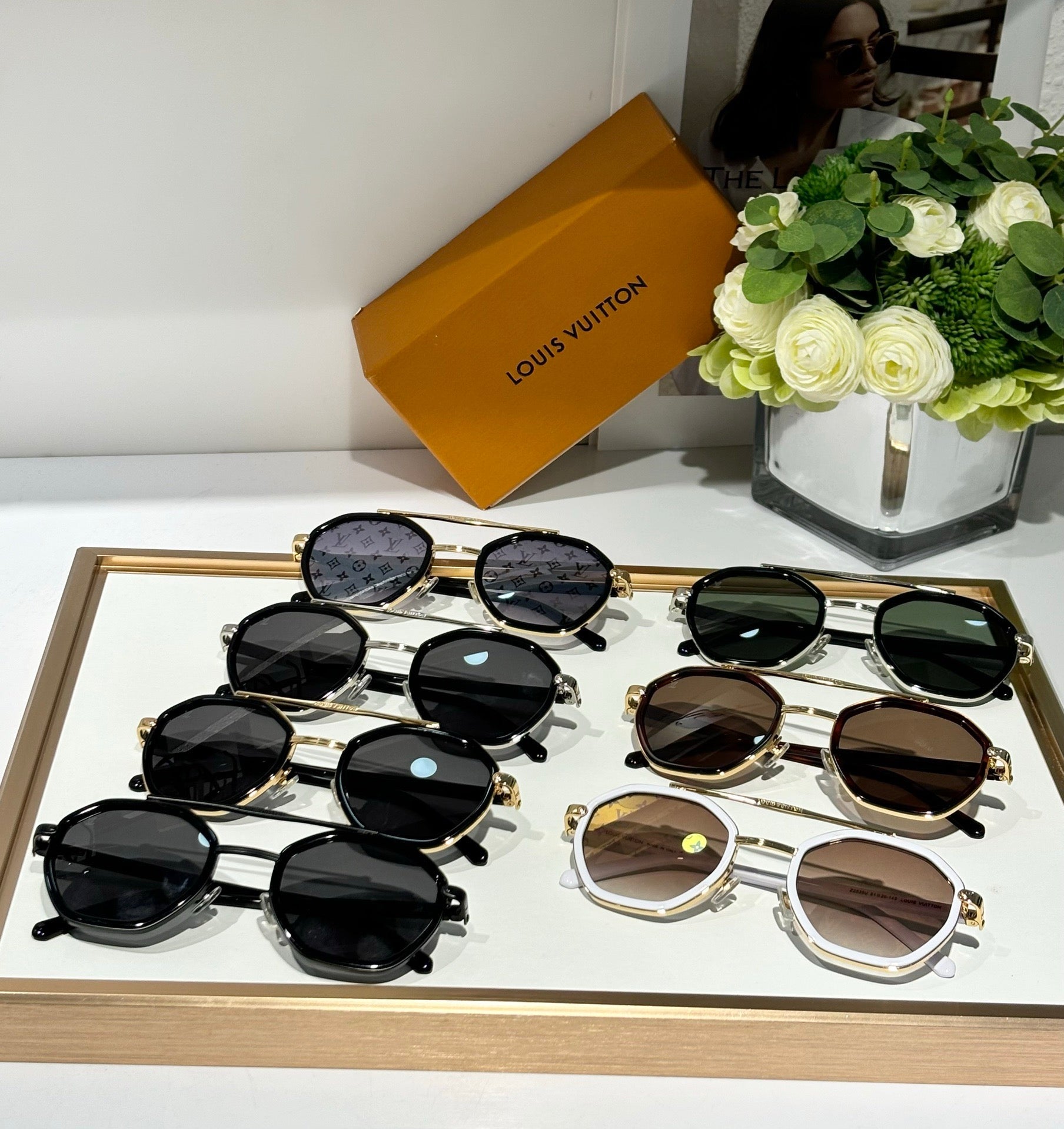 Louis Vuitton Z2532U LV Signature Duo Round Sunglasses ✨