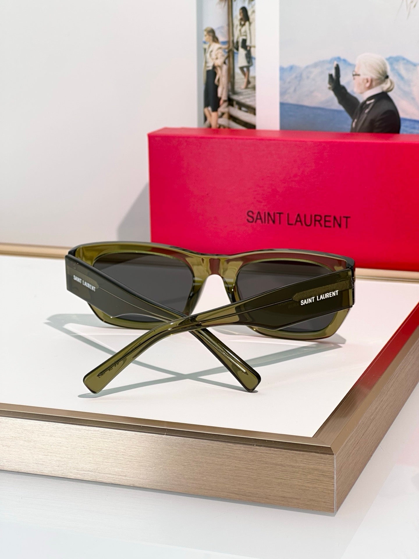 YSL Saint Laurent  SL 713 001 - As Seen On Valentina Sampaio Sunglasses ✨