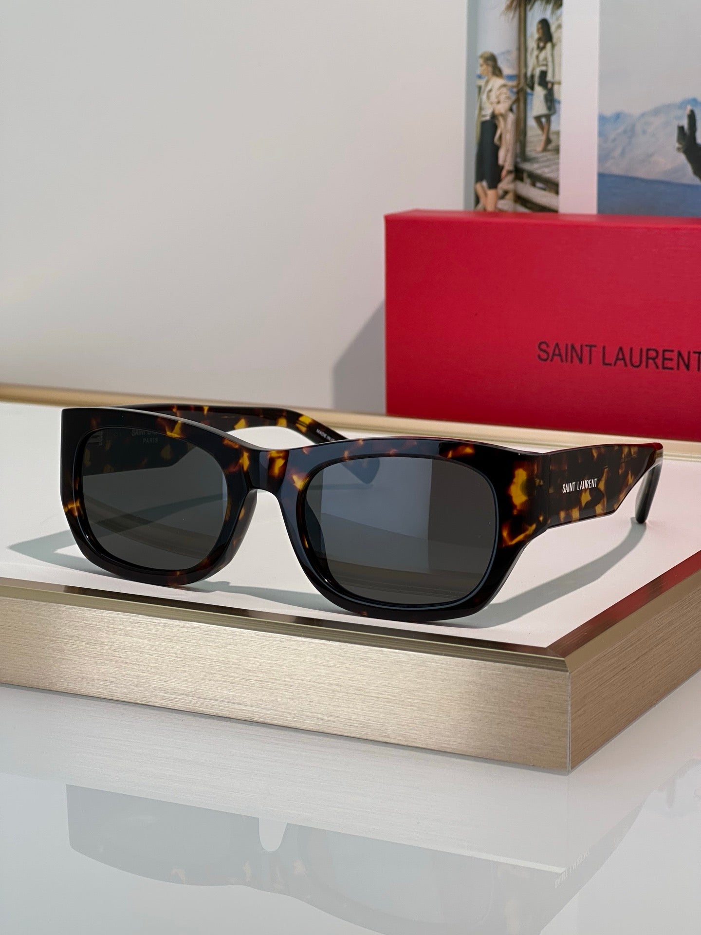 YSL Saint Laurent  SL 713 001 - As Seen On Valentina Sampaio Sunglasses ✨