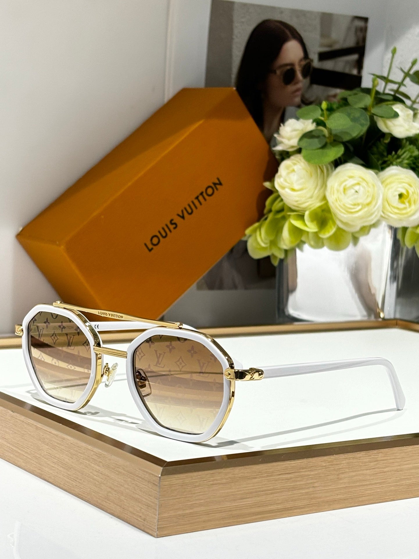 Louis Vuitton Z2532U LV Signature Duo Round Sunglasses ✨