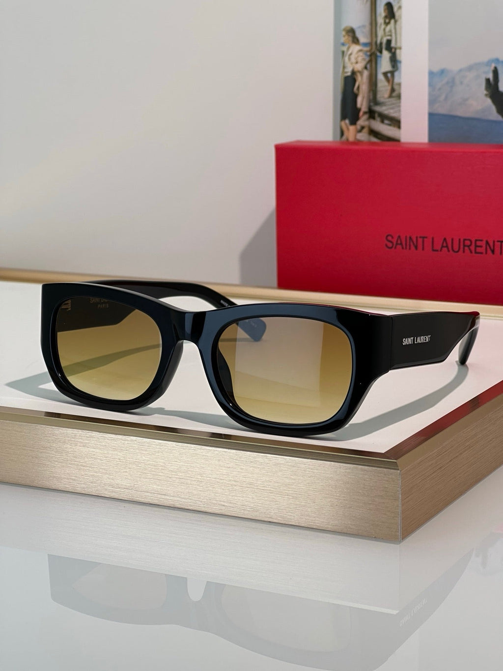 YSL Saint Laurent  SL 713 001 - As Seen On Valentina Sampaio Sunglasses ✨