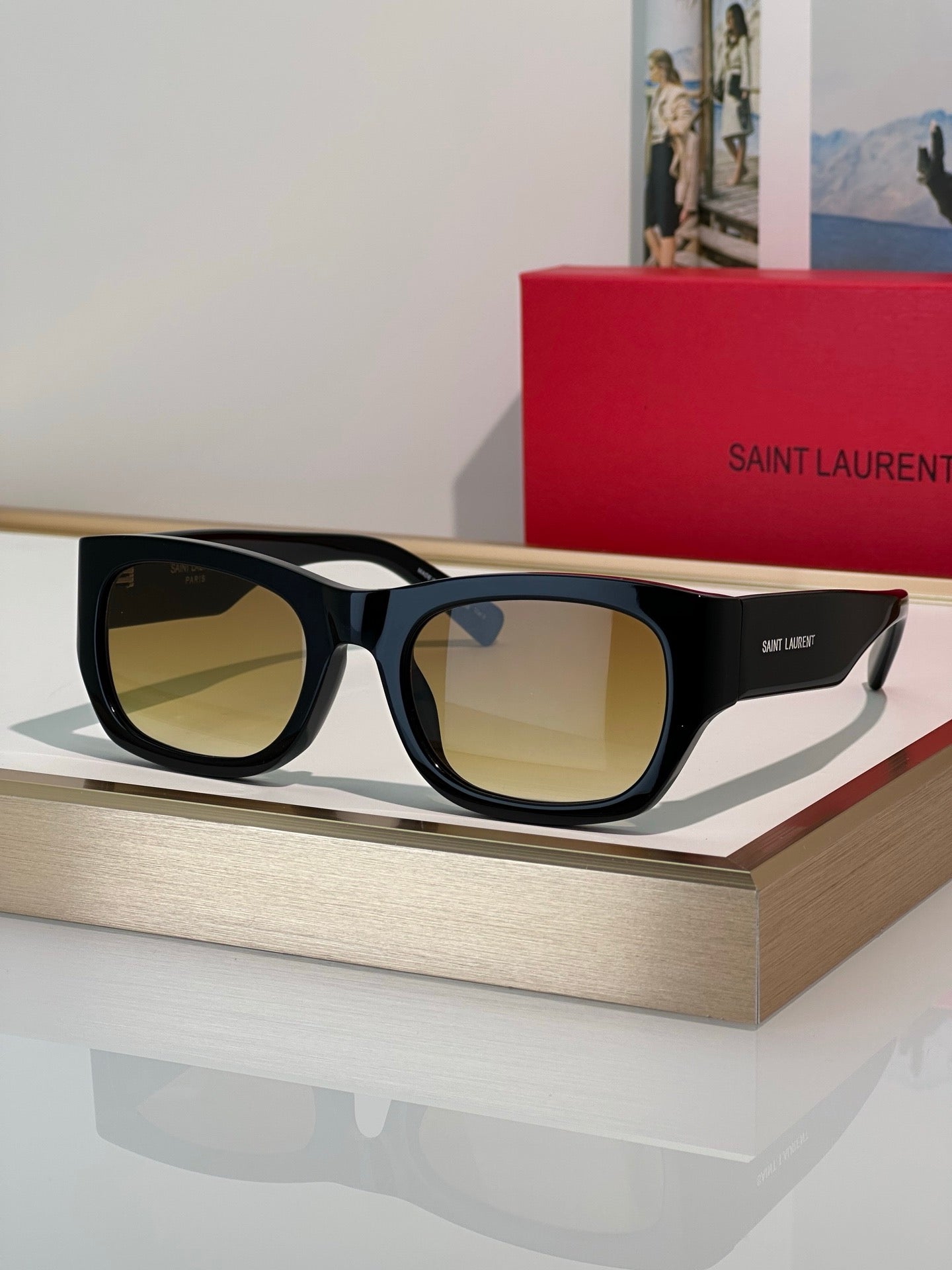 YSL Saint Laurent  SL 713 001 - As Seen On Valentina Sampaio Sunglasses ✨
