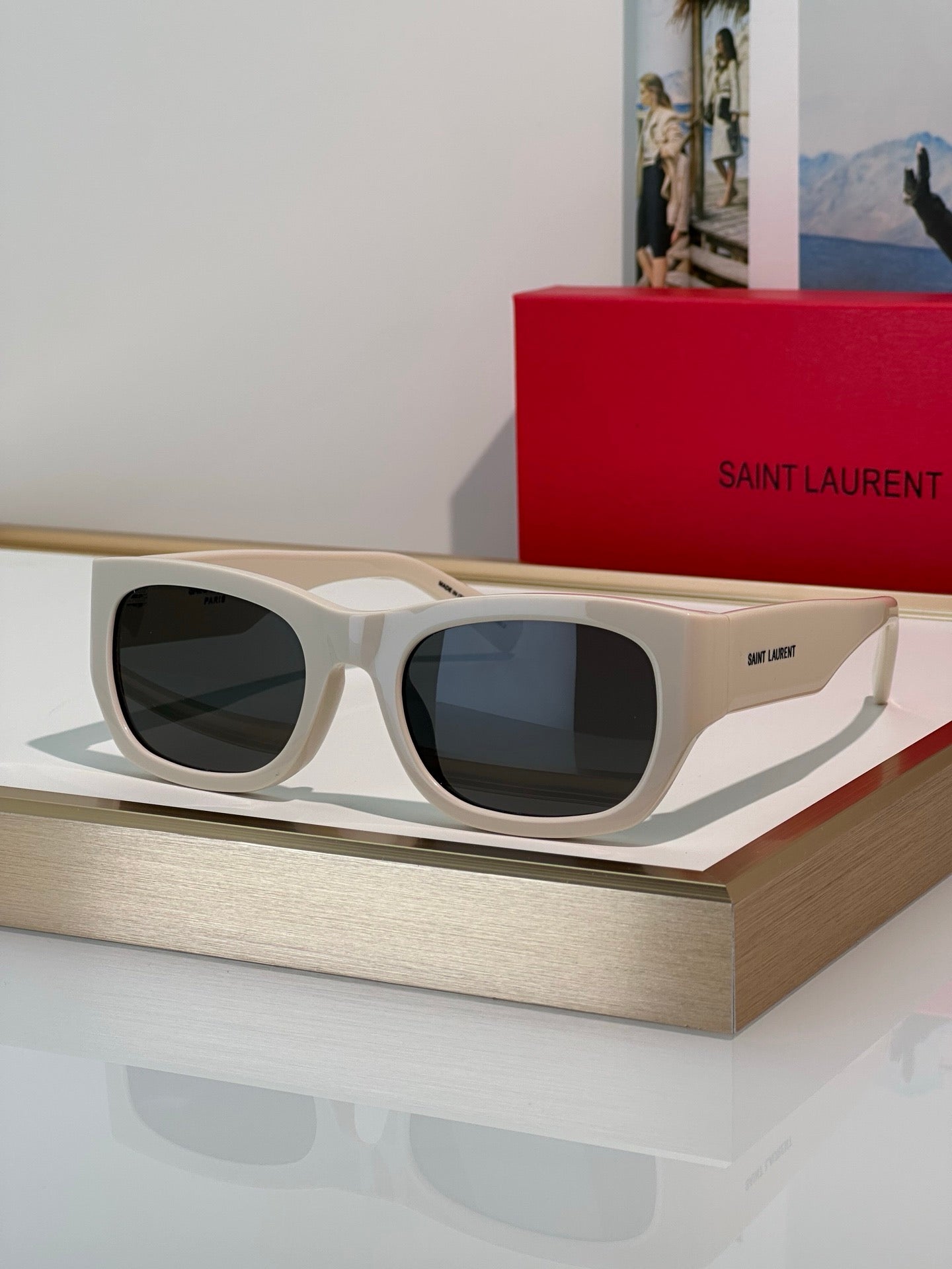 YSL Saint Laurent  SL 713 001 - As Seen On Valentina Sampaio Sunglasses ✨