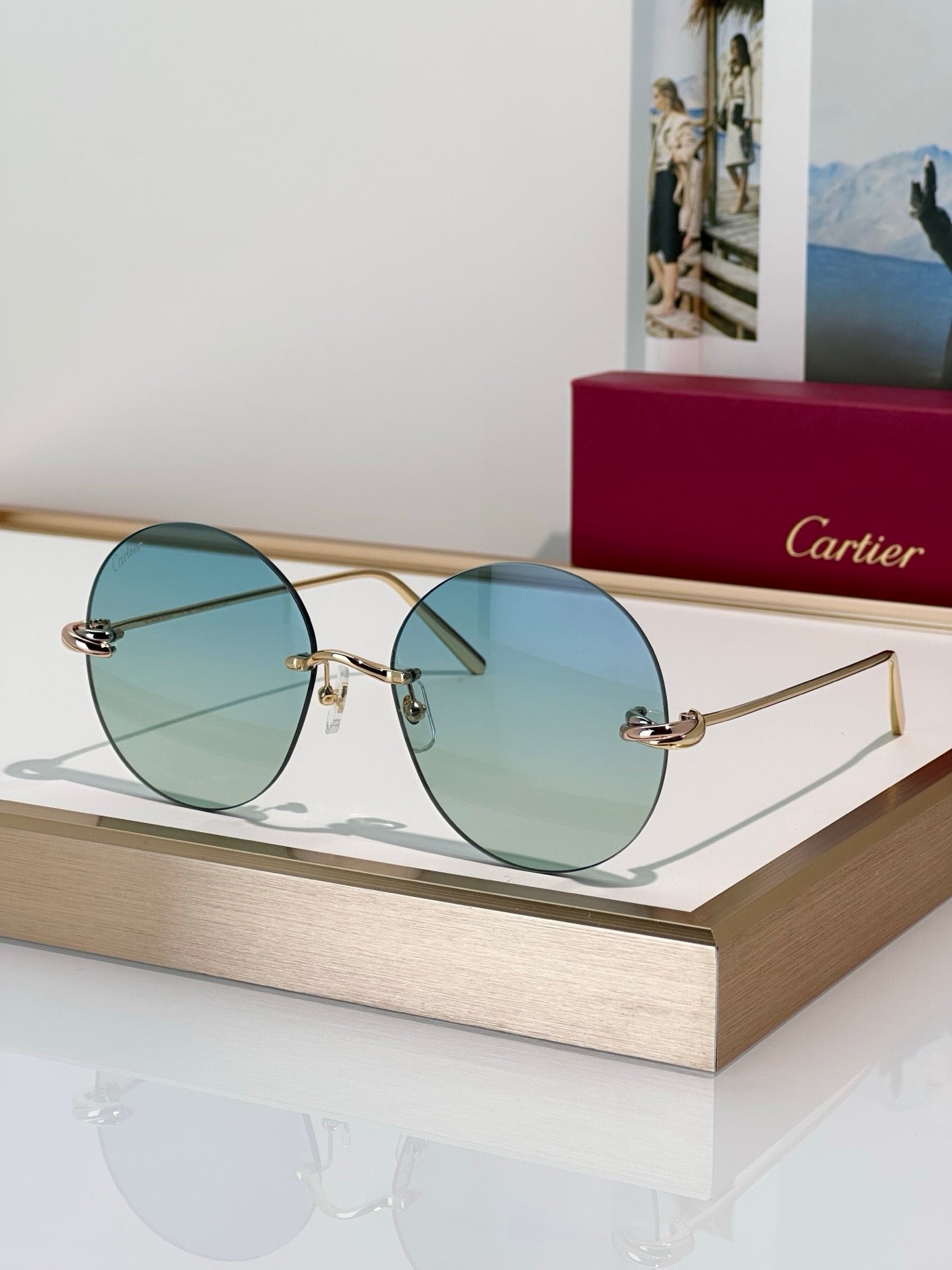 Cartier CT0475S Women's  Limited Edition Sunglasses 🐆