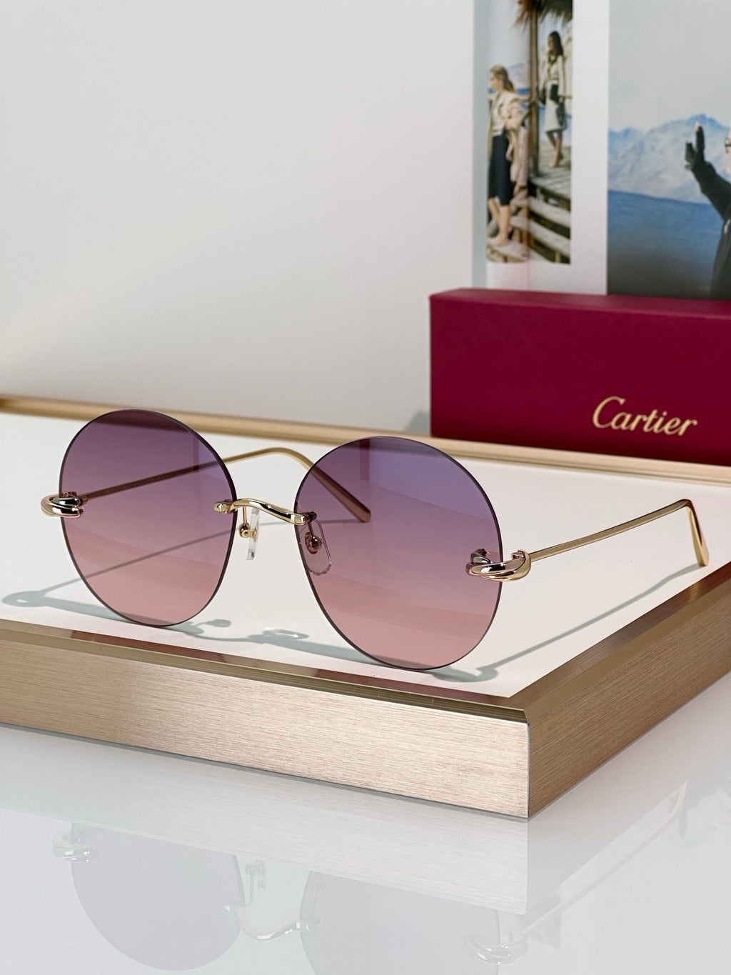 Cartier CT0475S Women's  Limited Edition Sunglasses 🐆