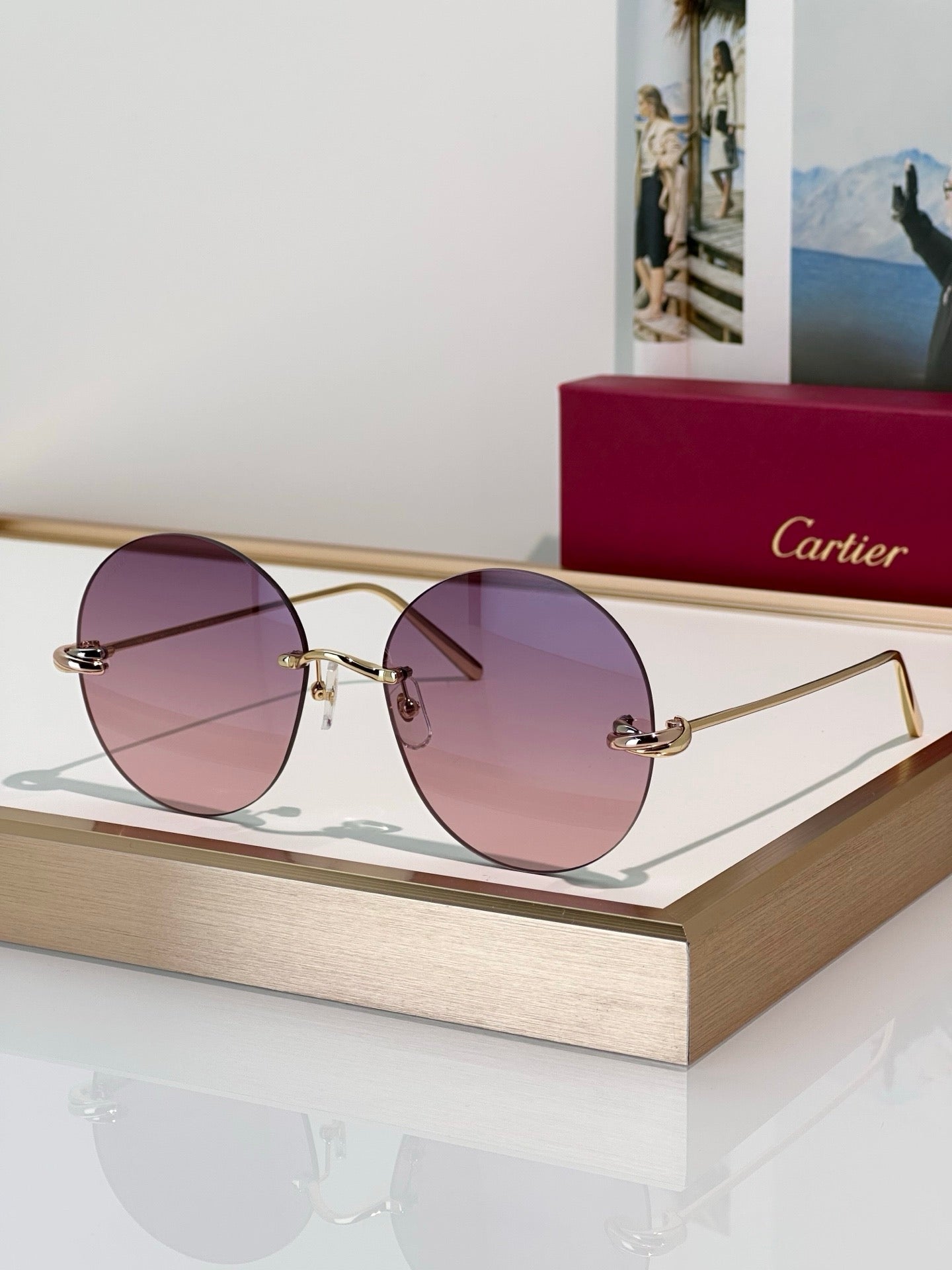 Cartier CT0475S Women's  Limited Edition Sunglasses 🐆