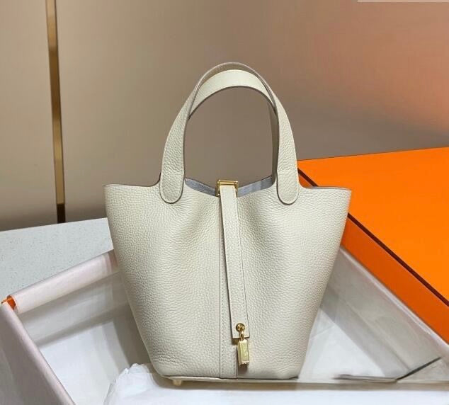 HERMES Hermes Picotin Lock Bag 18cm/22cm Taurillon Clemence Leather  ✨