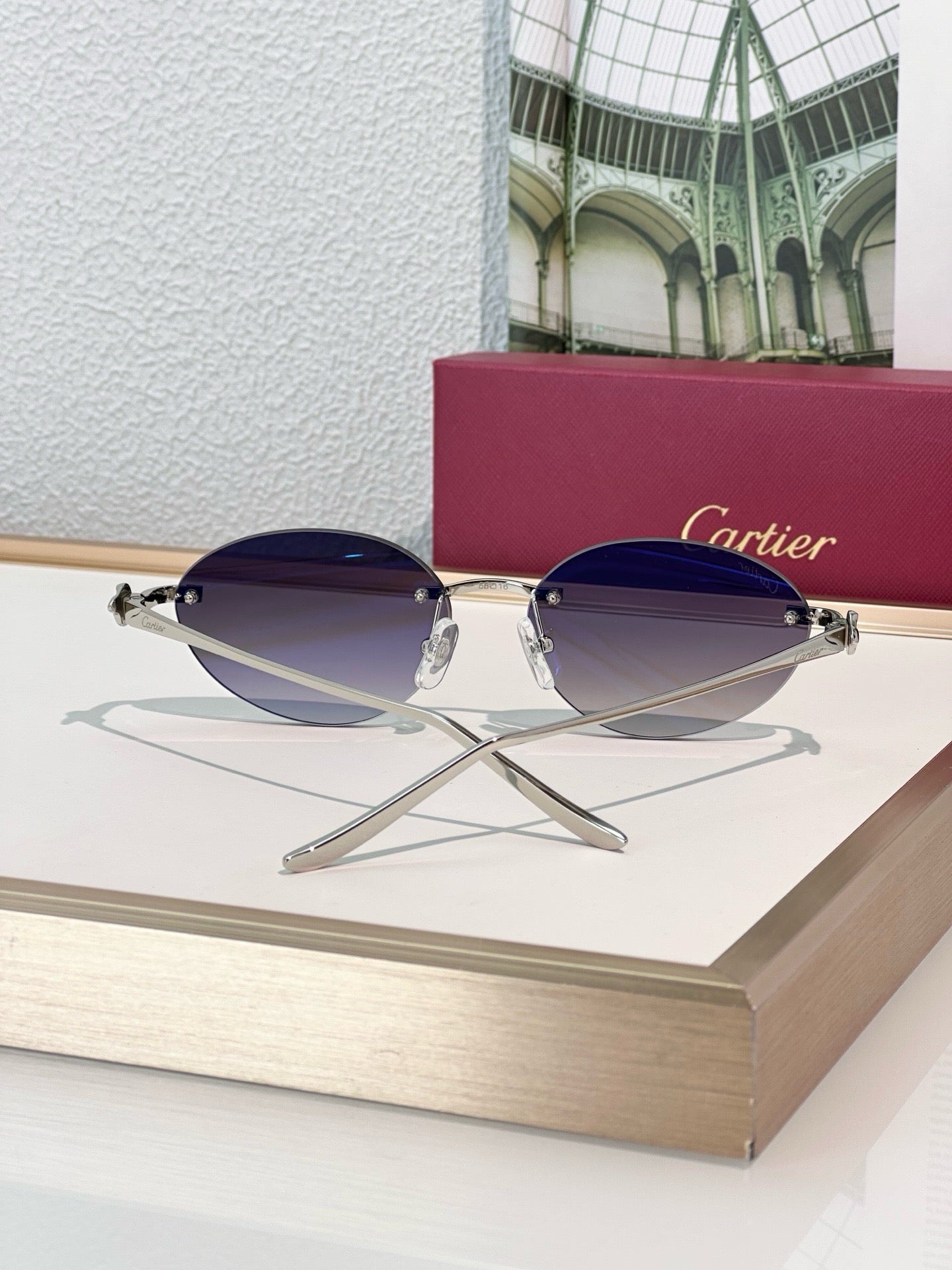 Cartier PREMIÈRE Panthère Classic 58MM Oval Photochromic Sunglasses 🐆