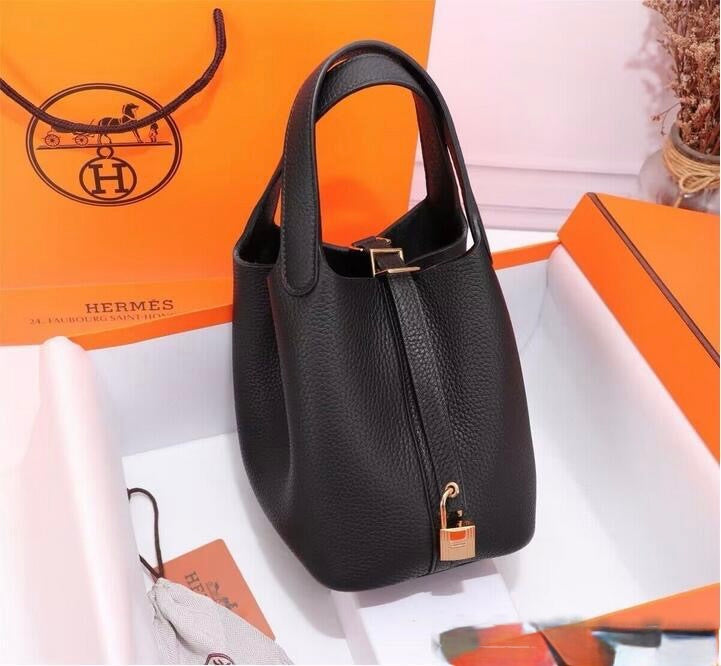 HERMES Hermes Picotin Lock Bag 18cm/22cm Taurillon Clemence Leather  ✨