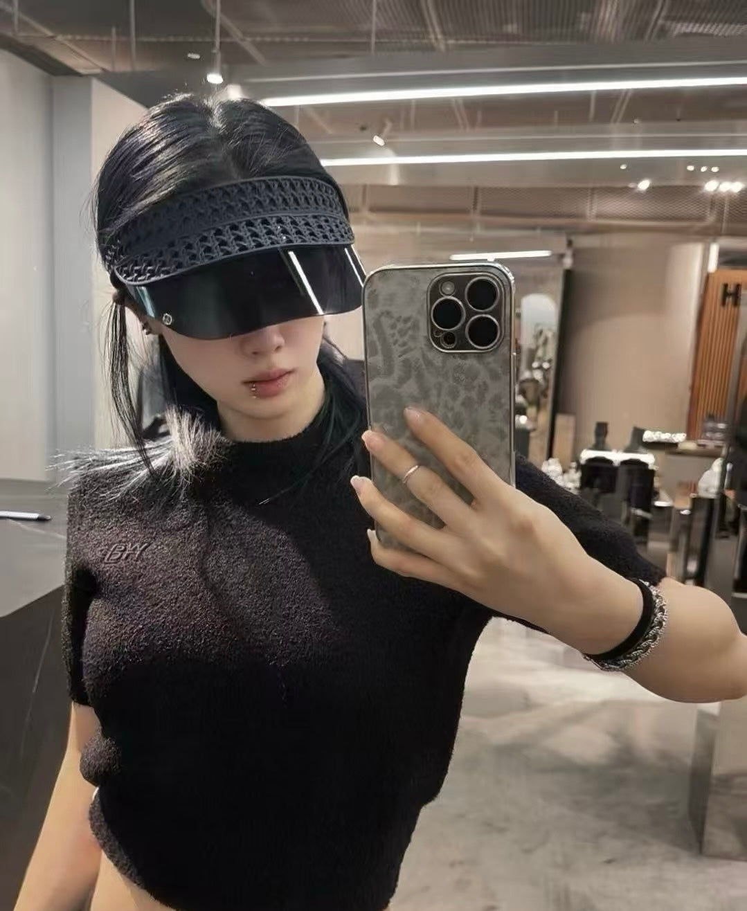 DIOR VeryDior Cannage Visor Sunglasses✨