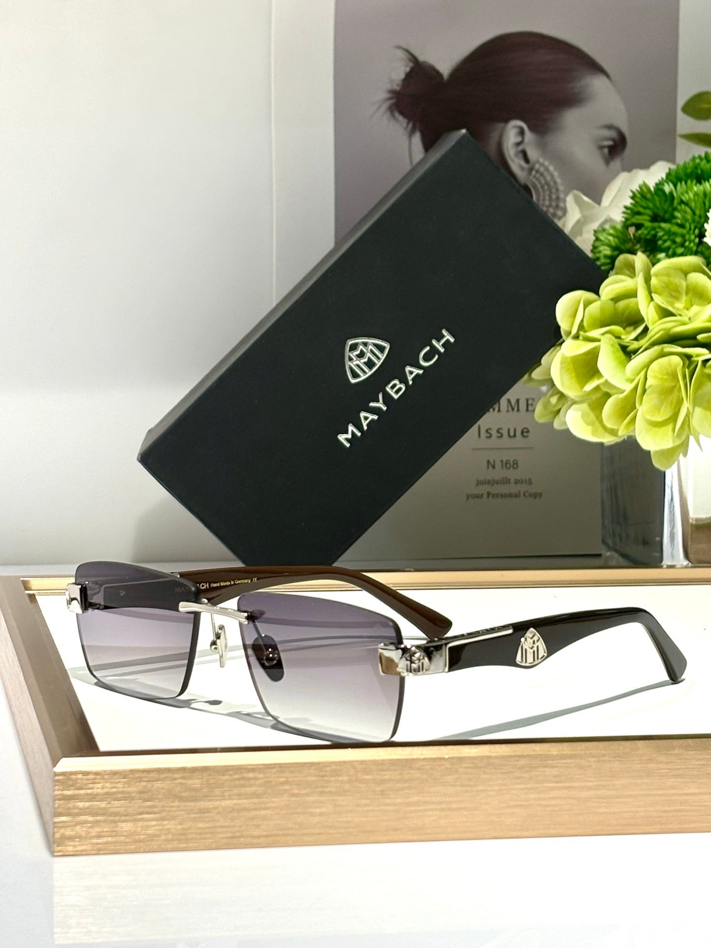 '-  MAYBACH The CHARACTER II  Unisex Sunglasses Mirror Zeiss Lenses 👑