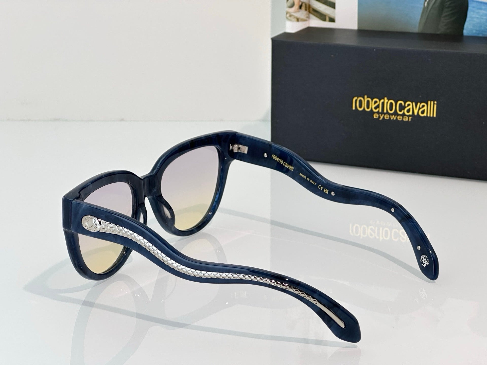 Roberto Cavalli SRC054 Sunglasses 🐍