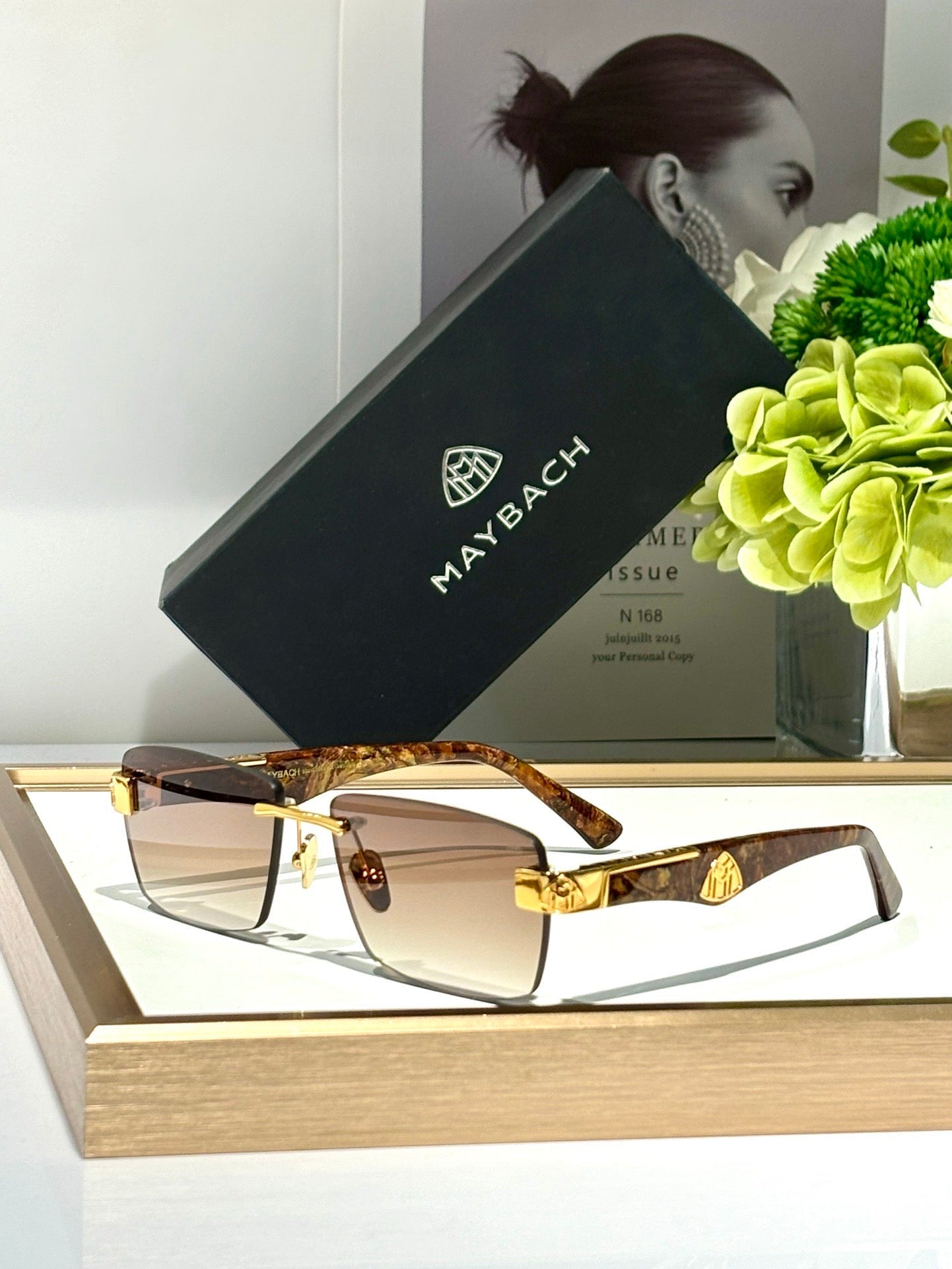 '-  MAYBACH The CHARACTER II  Unisex Sunglasses Mirror Zeiss Lenses 👑