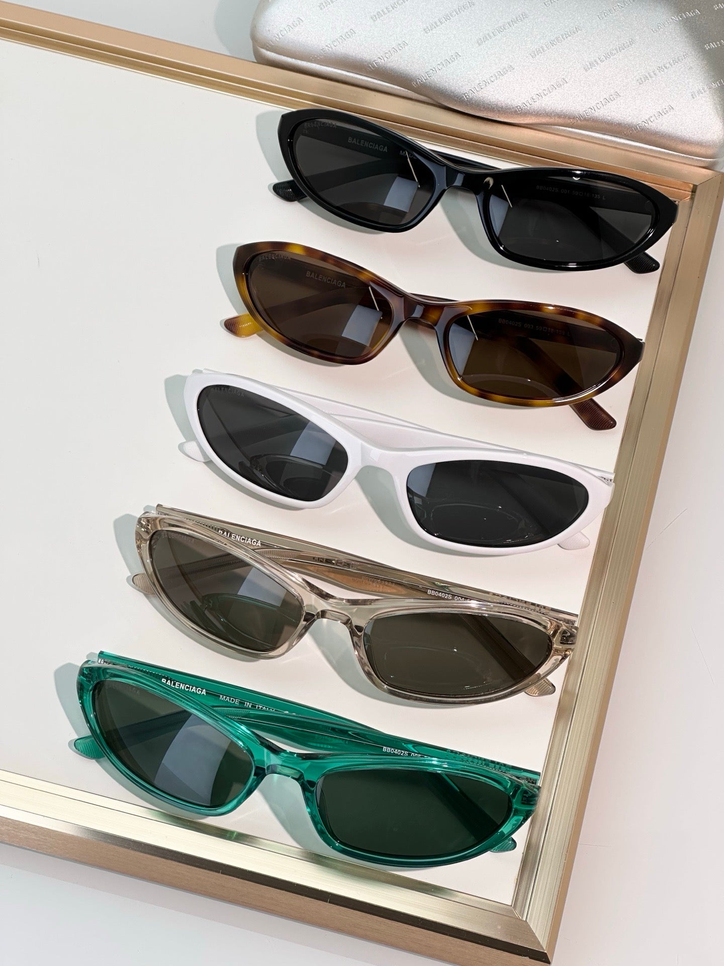BALENCIAGA  BB0402S 001 Sunglasses🖤