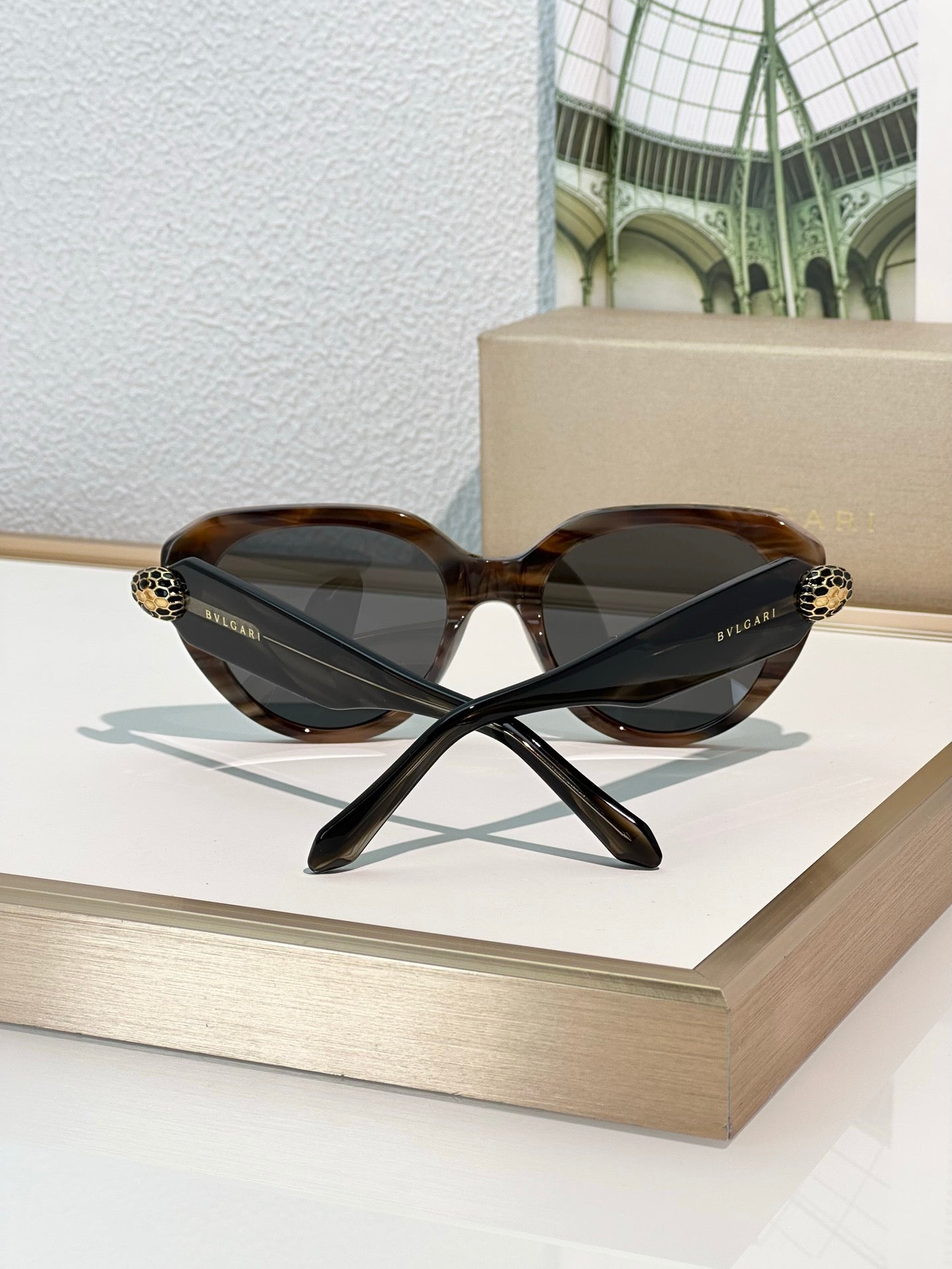 BVLGARI Bvlgari Serpenti BV50003I 001 Serpenti 51MM Cat-Eye Women's Sunglasses ✨