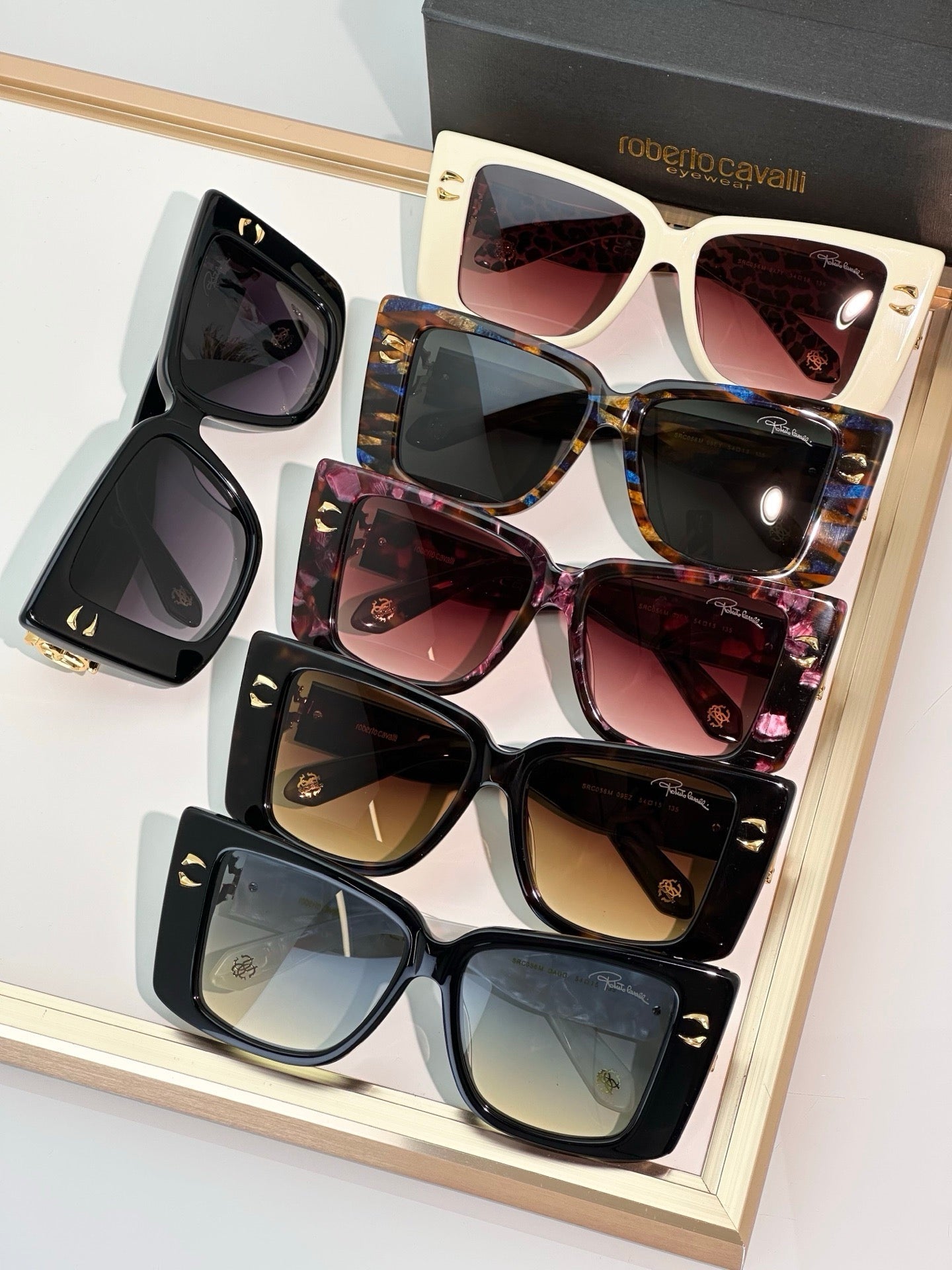 Roberto Cavalli SRC056M Sunglasses 🐍