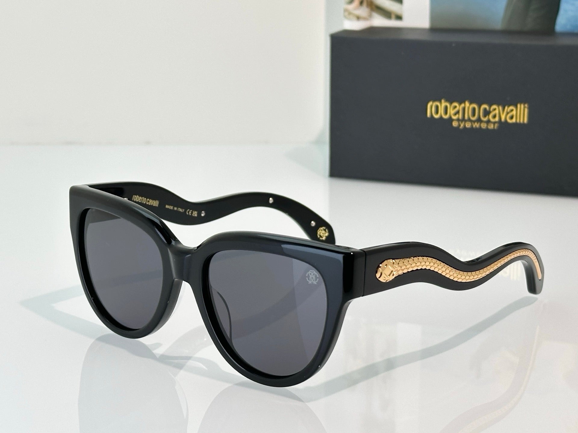 Roberto Cavalli SRC054 Sunglasses 🐍