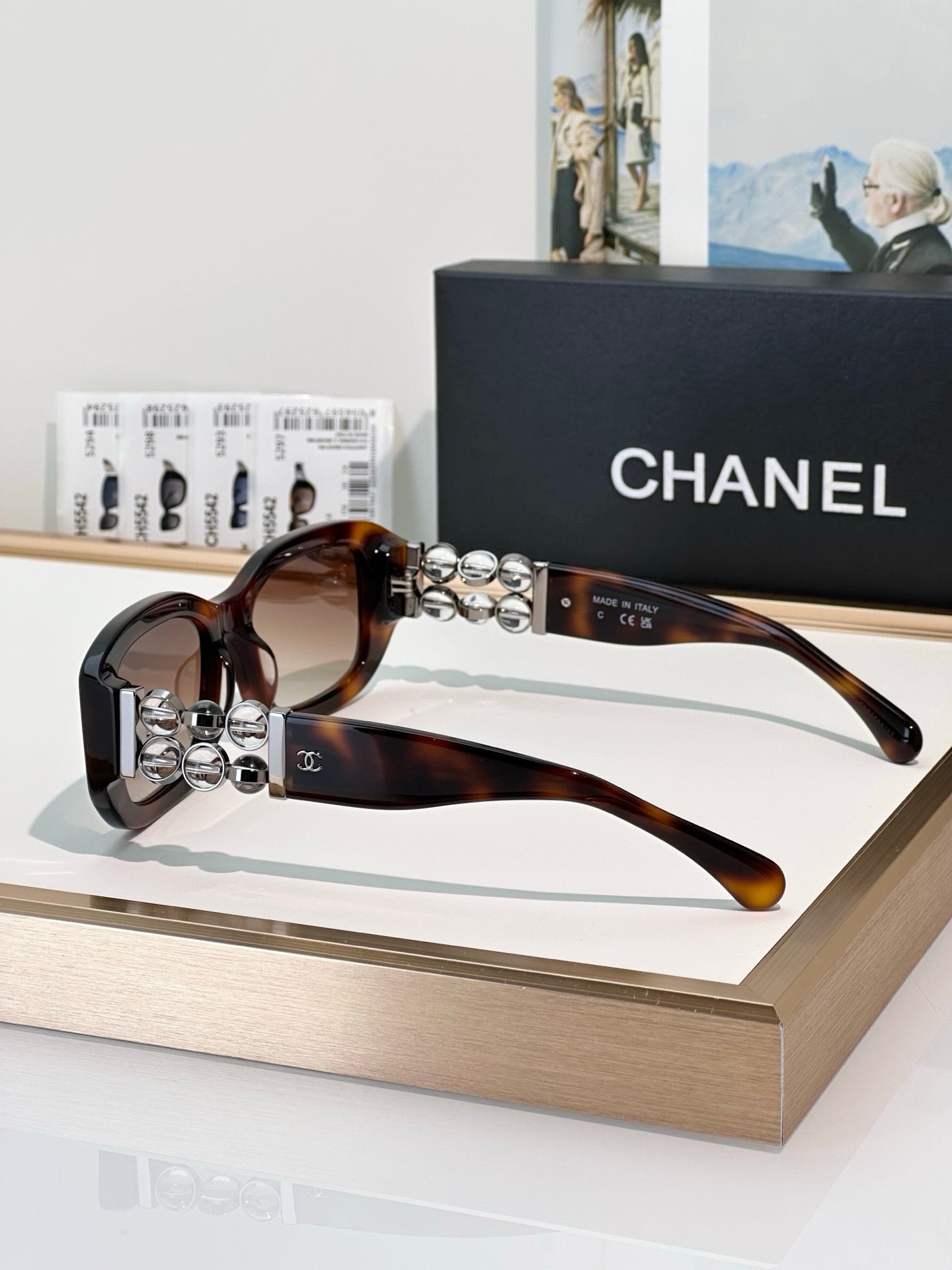 CHANEL RECTANGLE Sunglasses 5542 Acetate  🖤