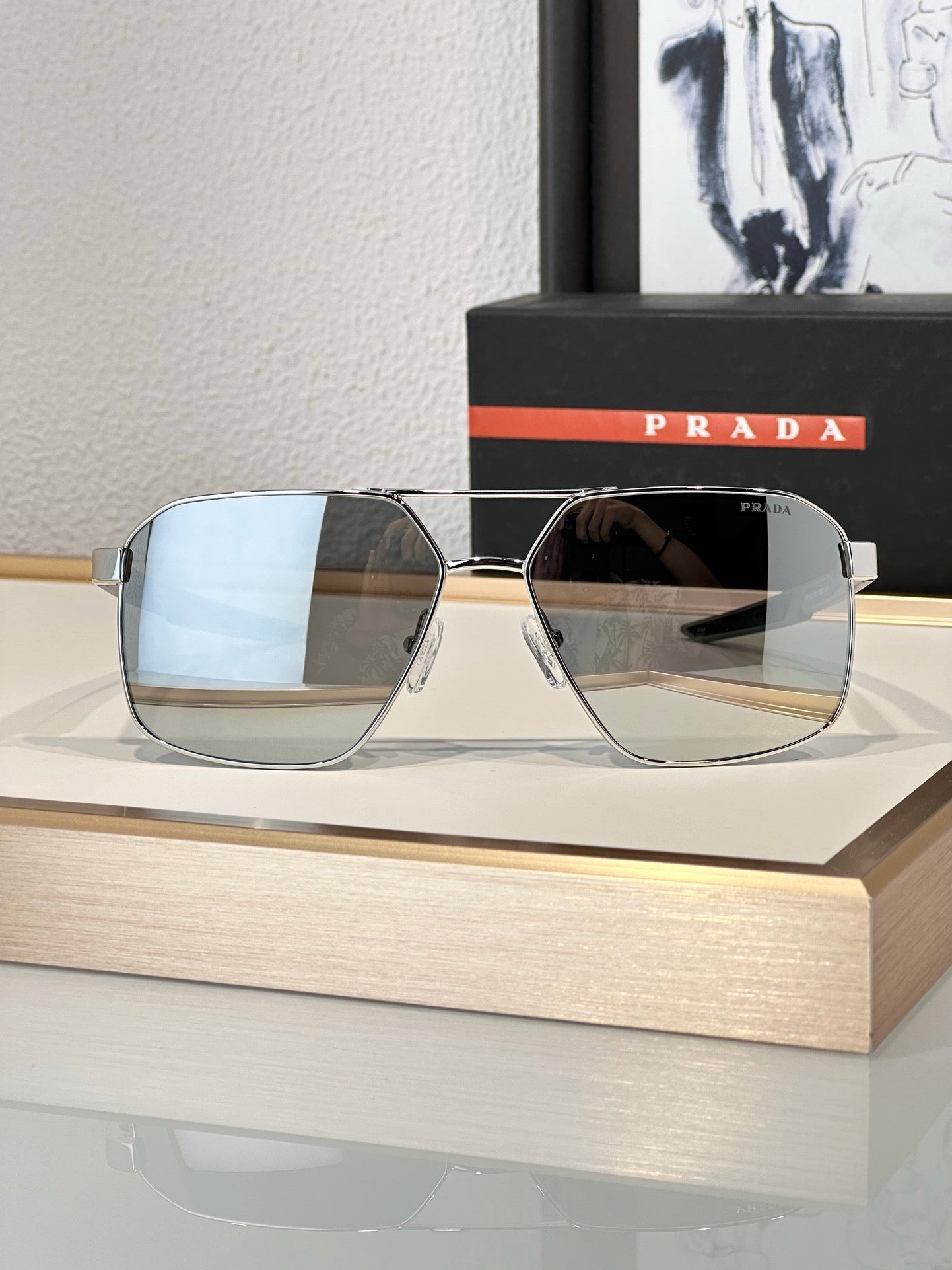 PRADA LINEA ROSSA SPS 55W Mens  Sunglasses  🟥