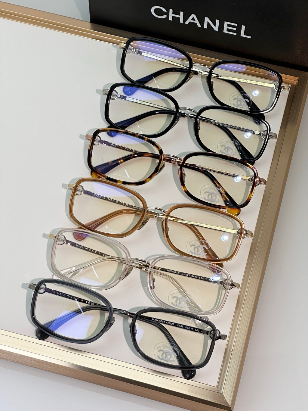 CHANEL 2221  RECTANGLE Glasses  🖤