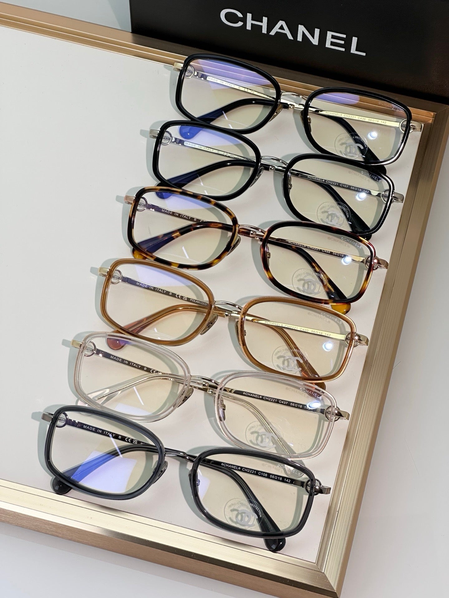 CHANEL 2221  RECTANGLE Glasses  🖤