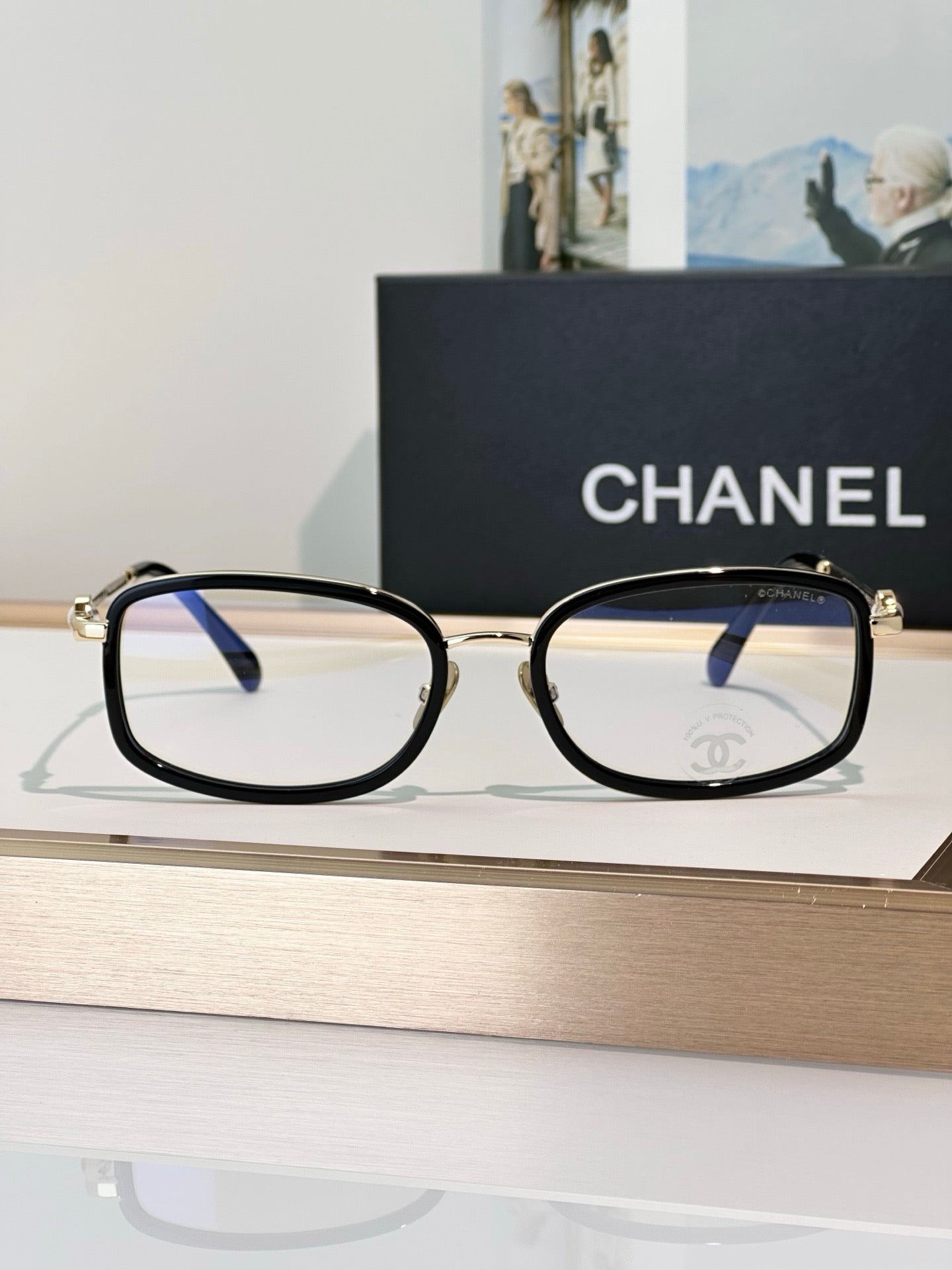 CHANEL 2221  RECTANGLE Glasses  🖤
