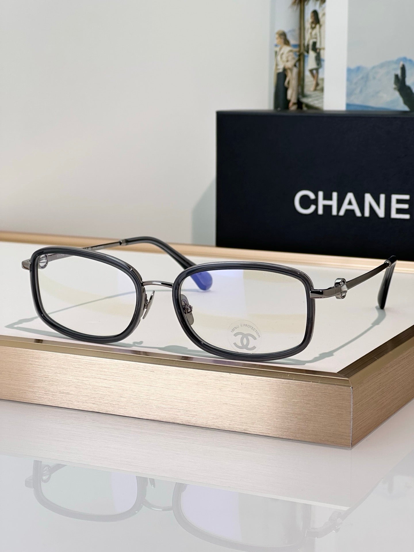 CHANEL 2221  RECTANGLE Glasses  🖤
